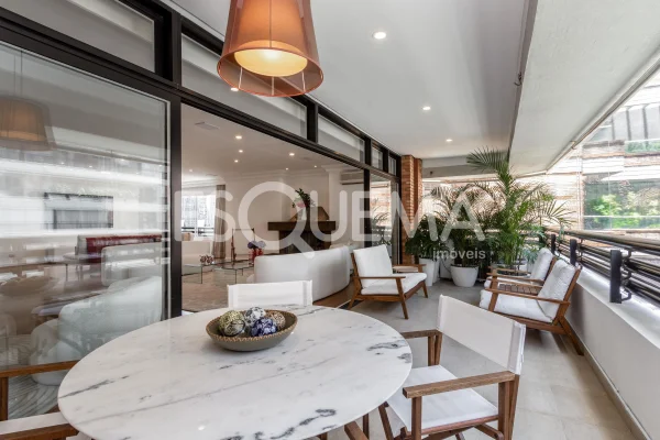 Apartamento mobiliado em rua fechada no Itaim Bibi