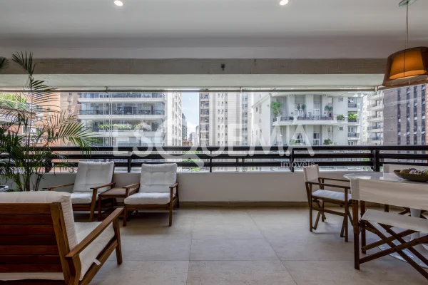 Apartamento mobiliado em rua fechada no Itaim Bibi