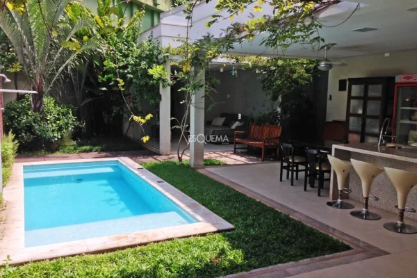 Casa com espaço gourmet
