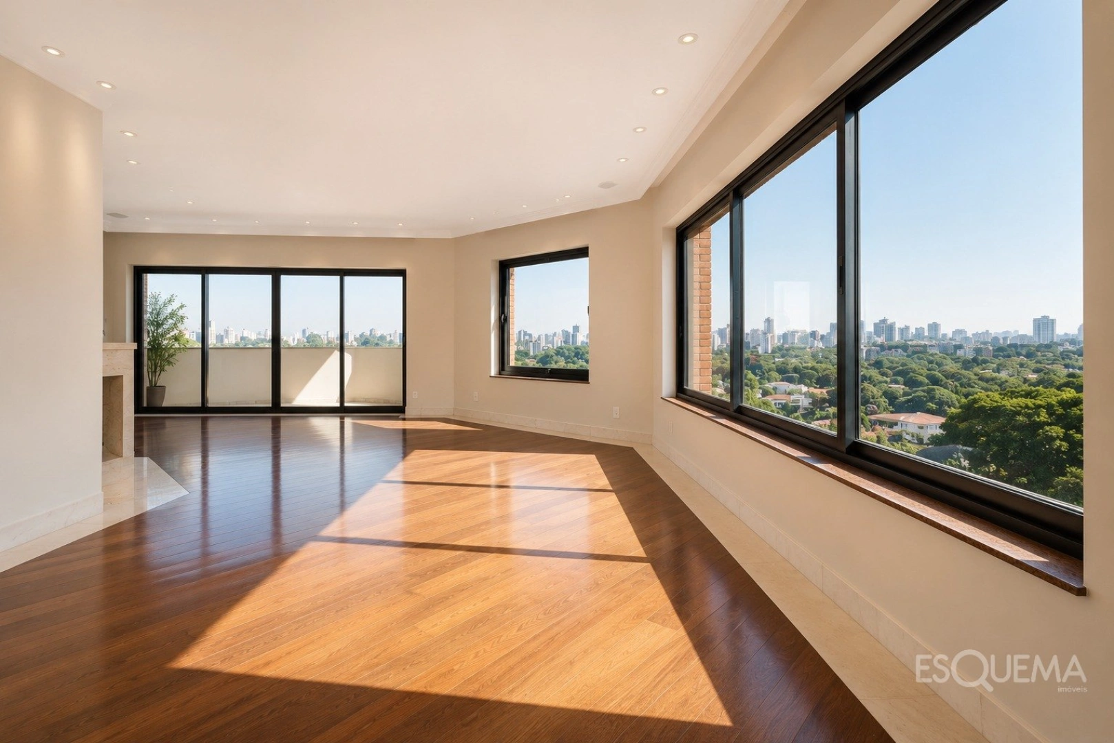 Vista para o skyline e living com lareira, a minutos do Ibirapuera - Imagem 1