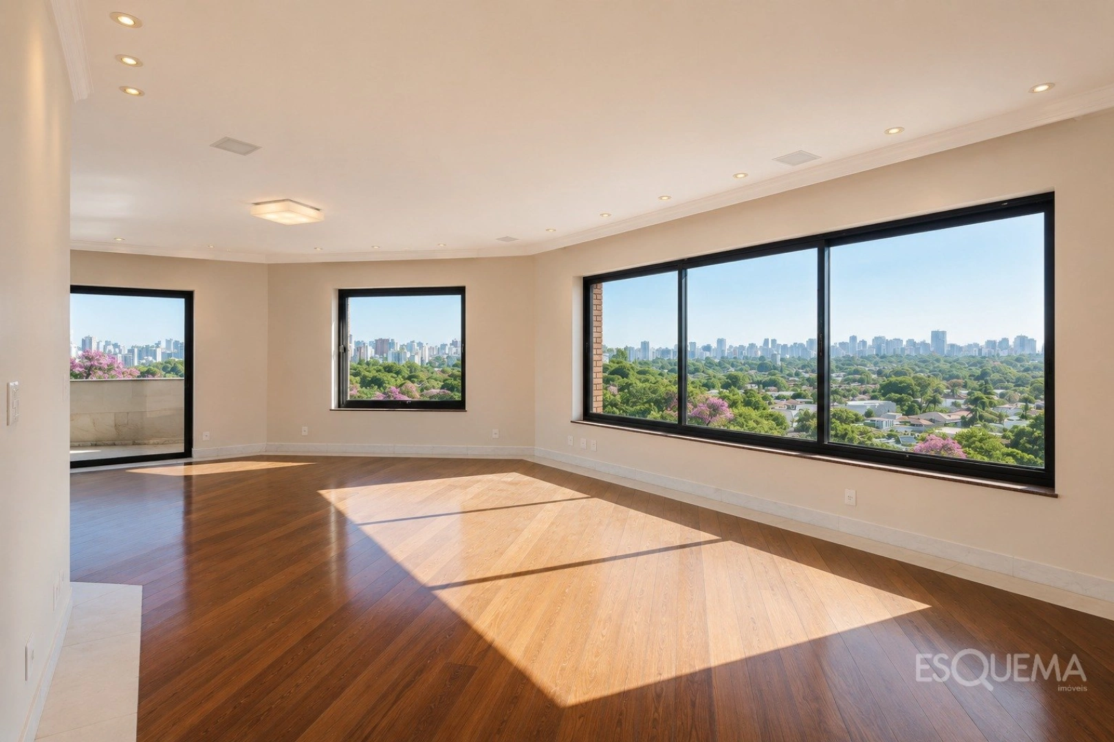 Vista para o skyline e living com lareira, a minutos do Ibirapuera - Imagem 9