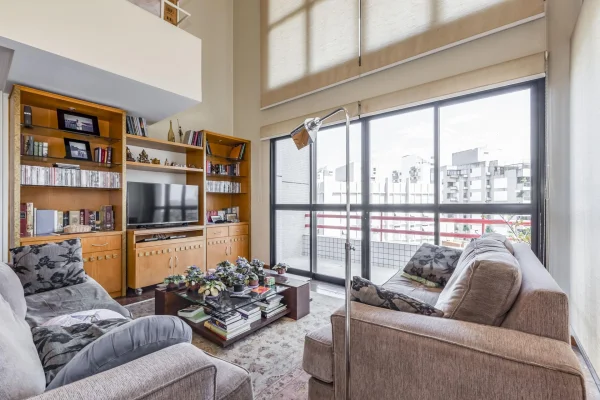 Apartamento em prédio com lazer