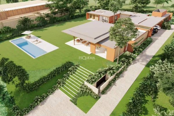 Casa térrea em condomínio com lazer completo