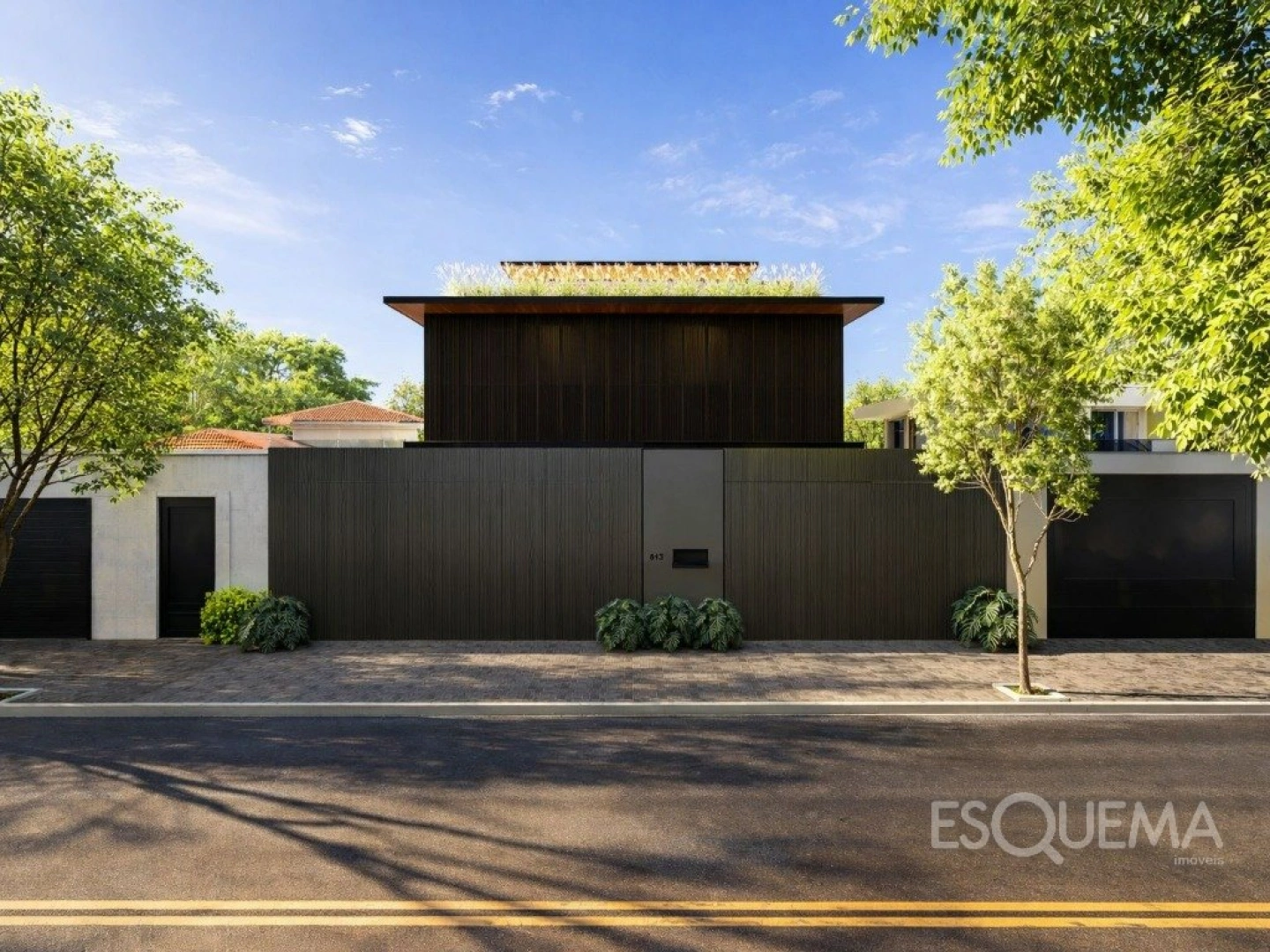 Casa em início de construção em rua plana e arborizada - Imagem 12