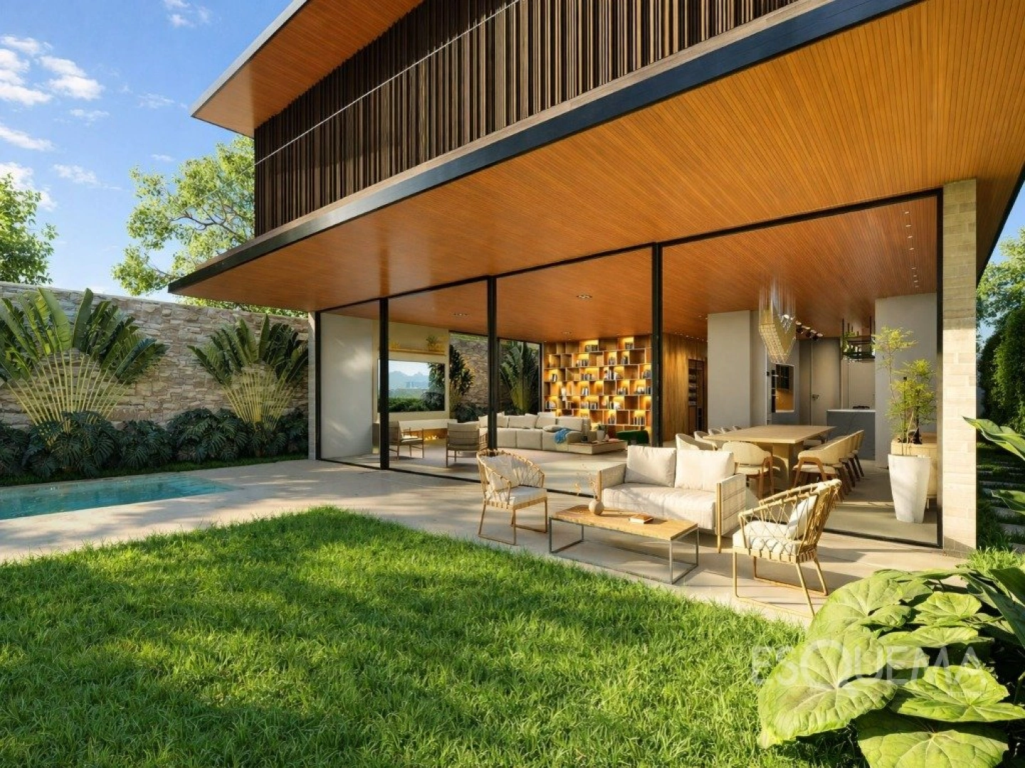 Casa em início de construção em rua plana e arborizada - Imagem 2