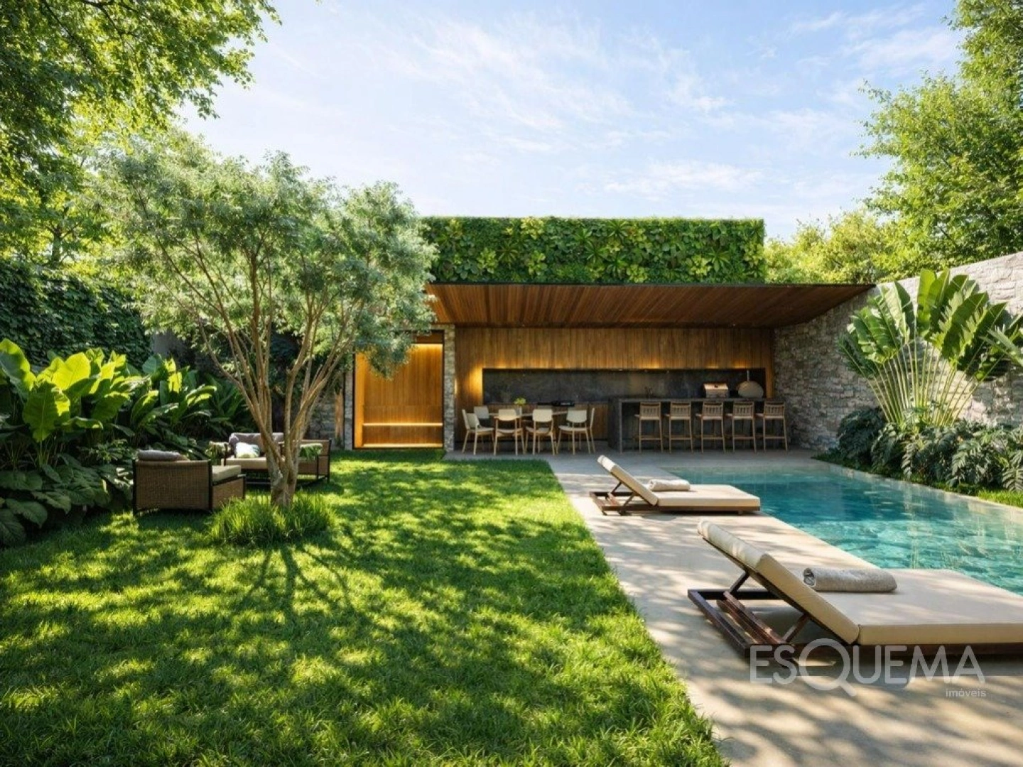 Casa em início de construção em rua plana e arborizada - Imagem 3