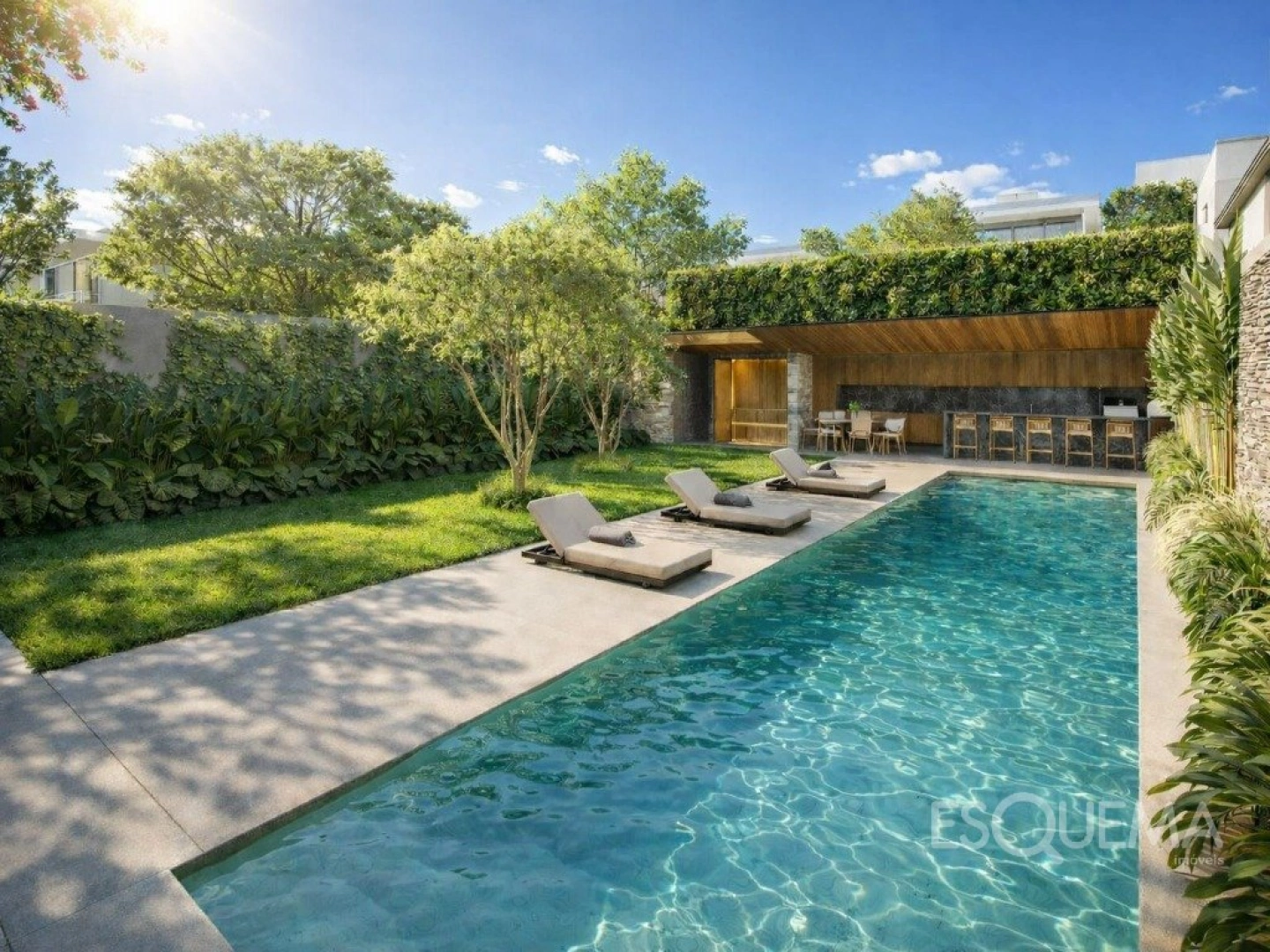 Casa em início de construção em rua plana e arborizada - Imagem 5