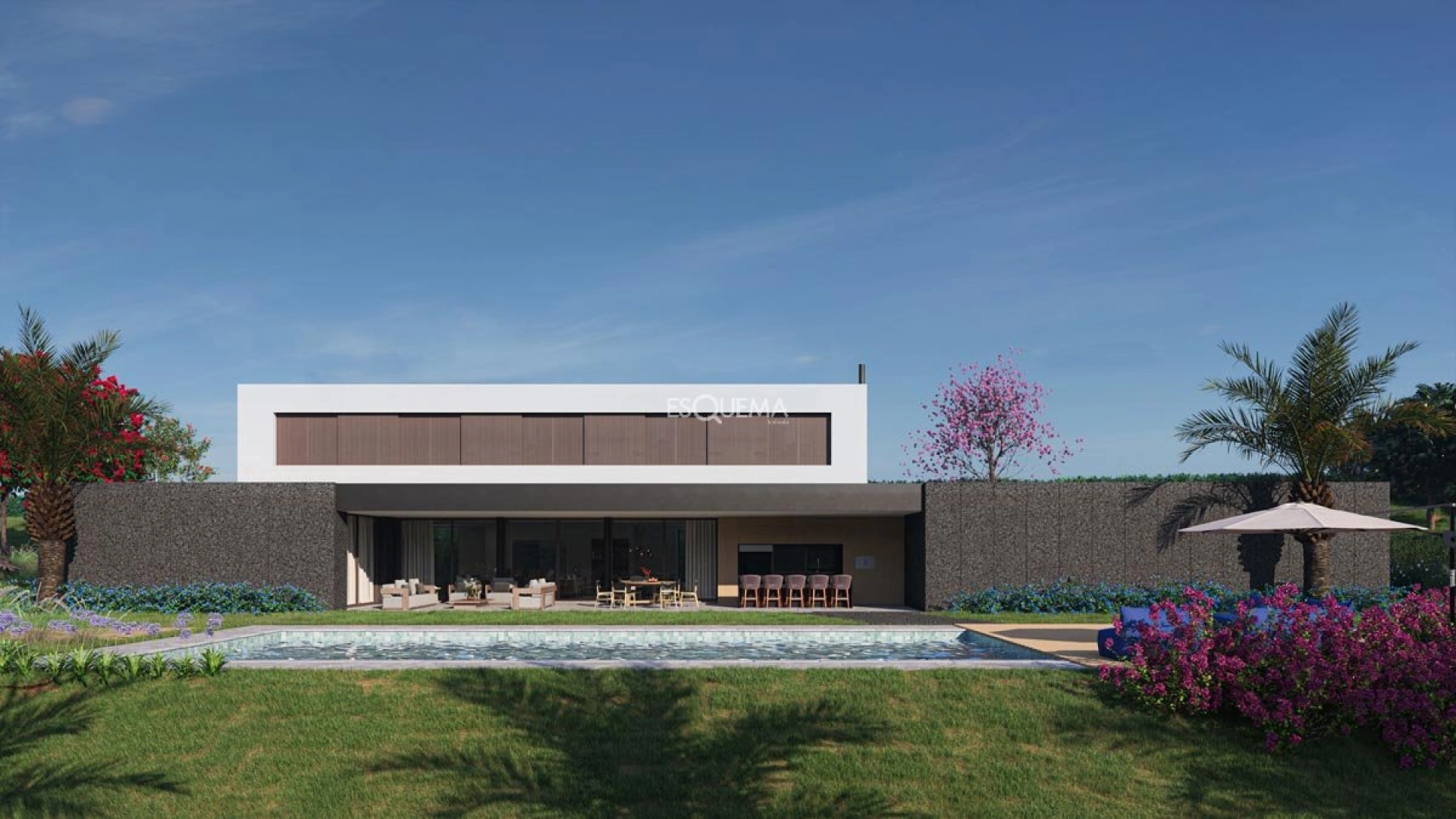 Casa moderna em terreno extenso - Imagem 2