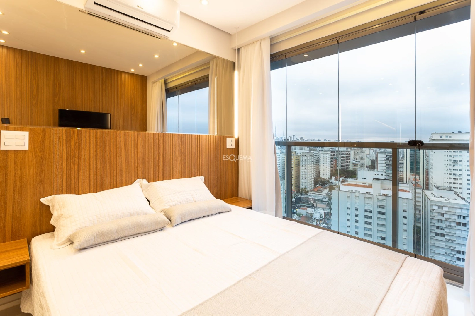 Cobertura compacta e contemporânea com vista para São Paulo - Imagem 12