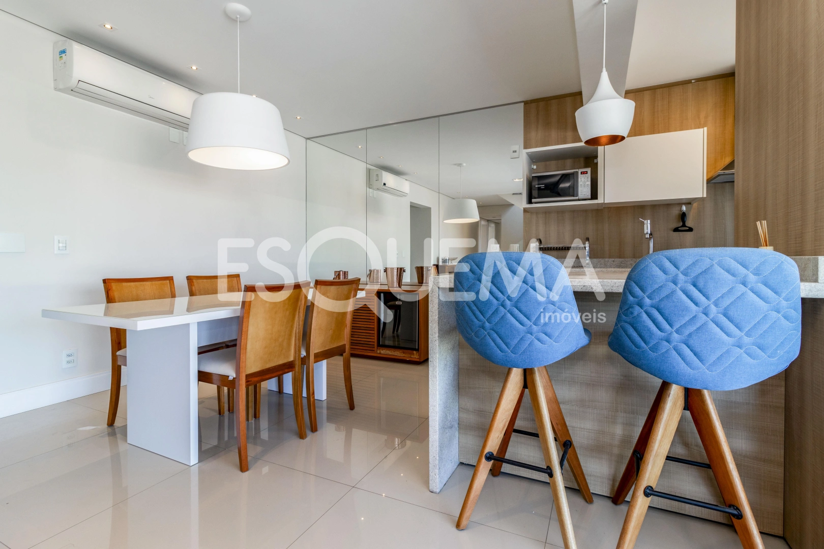 Cobertura duplex mobiliada com vista privilegiada - Imagem 5