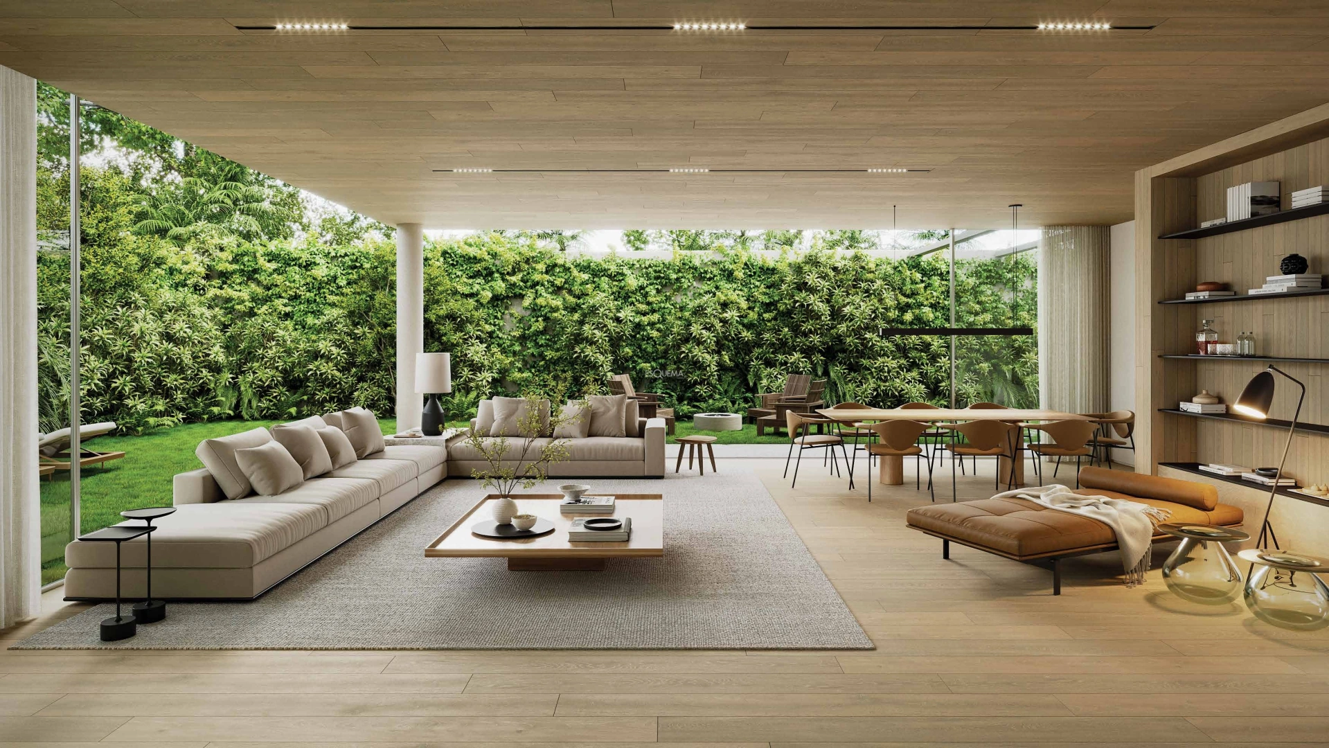 Casa em condomínio com projeto contemporâneo no Jardim Europa - Imagem 3