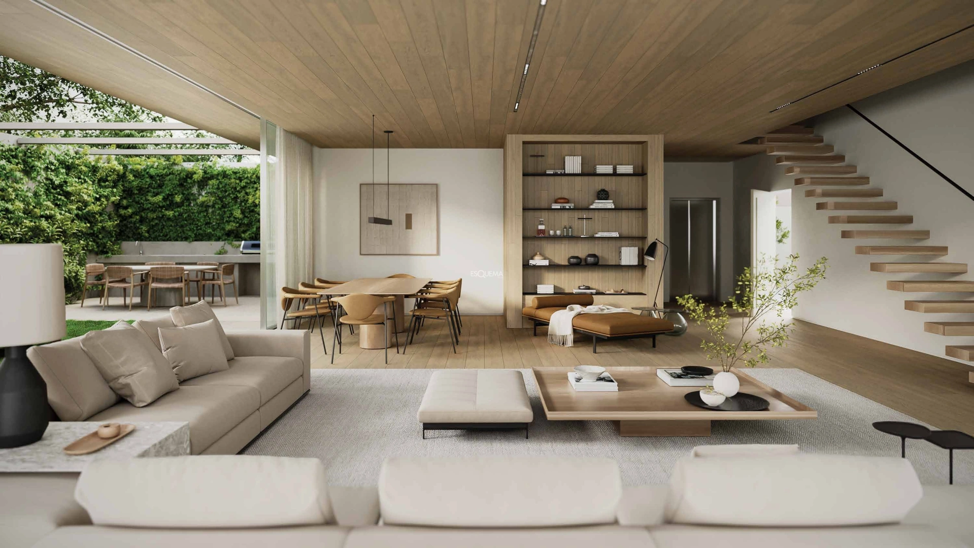 Casa em condomínio com projeto contemporâneo no Jardim Europa - Imagem 4
