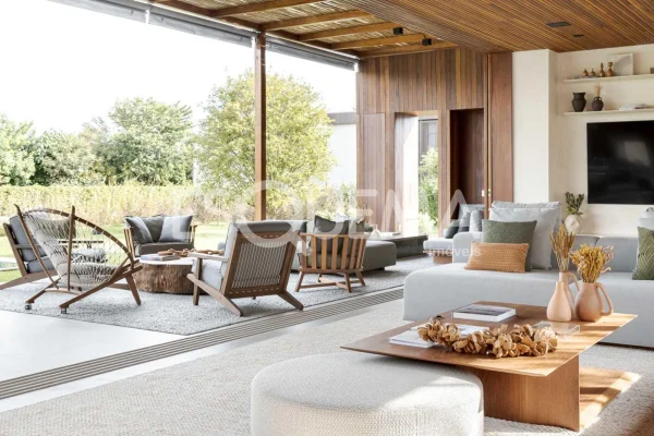 Casa moderna com projeto Lar Arquitetura