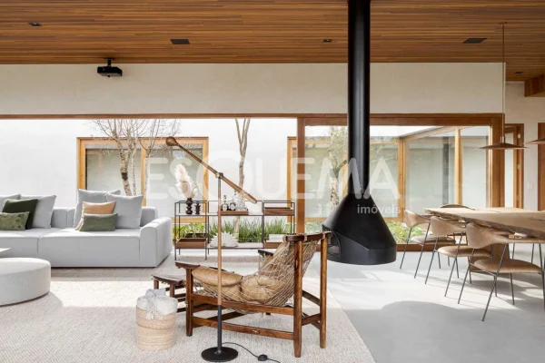 Casa moderna com projeto Lar Arquitetura