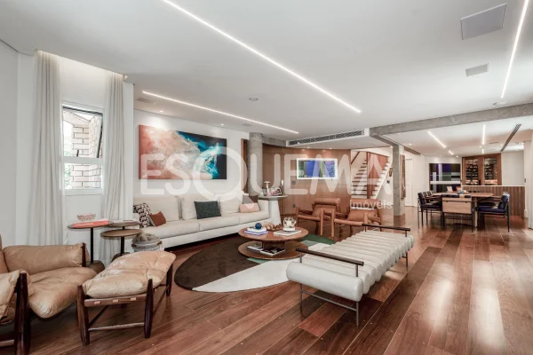 Apartamento reformado com vista para o verde na Vila Nova Conceição