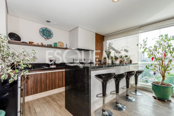Apartamento com ambientes integrados em Perdizes
