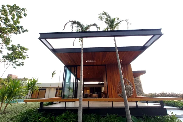Casa em estilo contemporâneo projetada por Cristiano Ribeiro