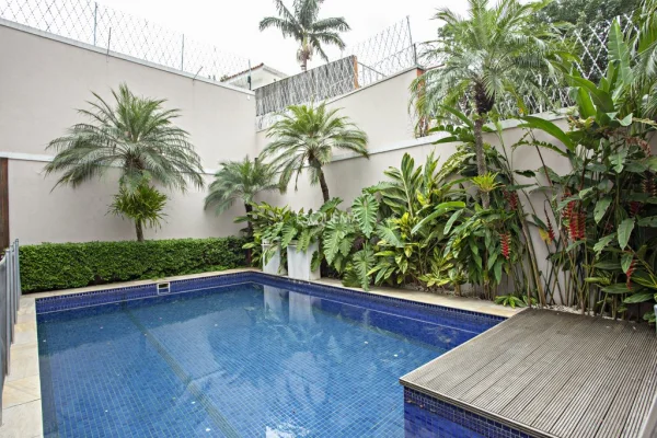 Casa mobiliada com projeto moderno