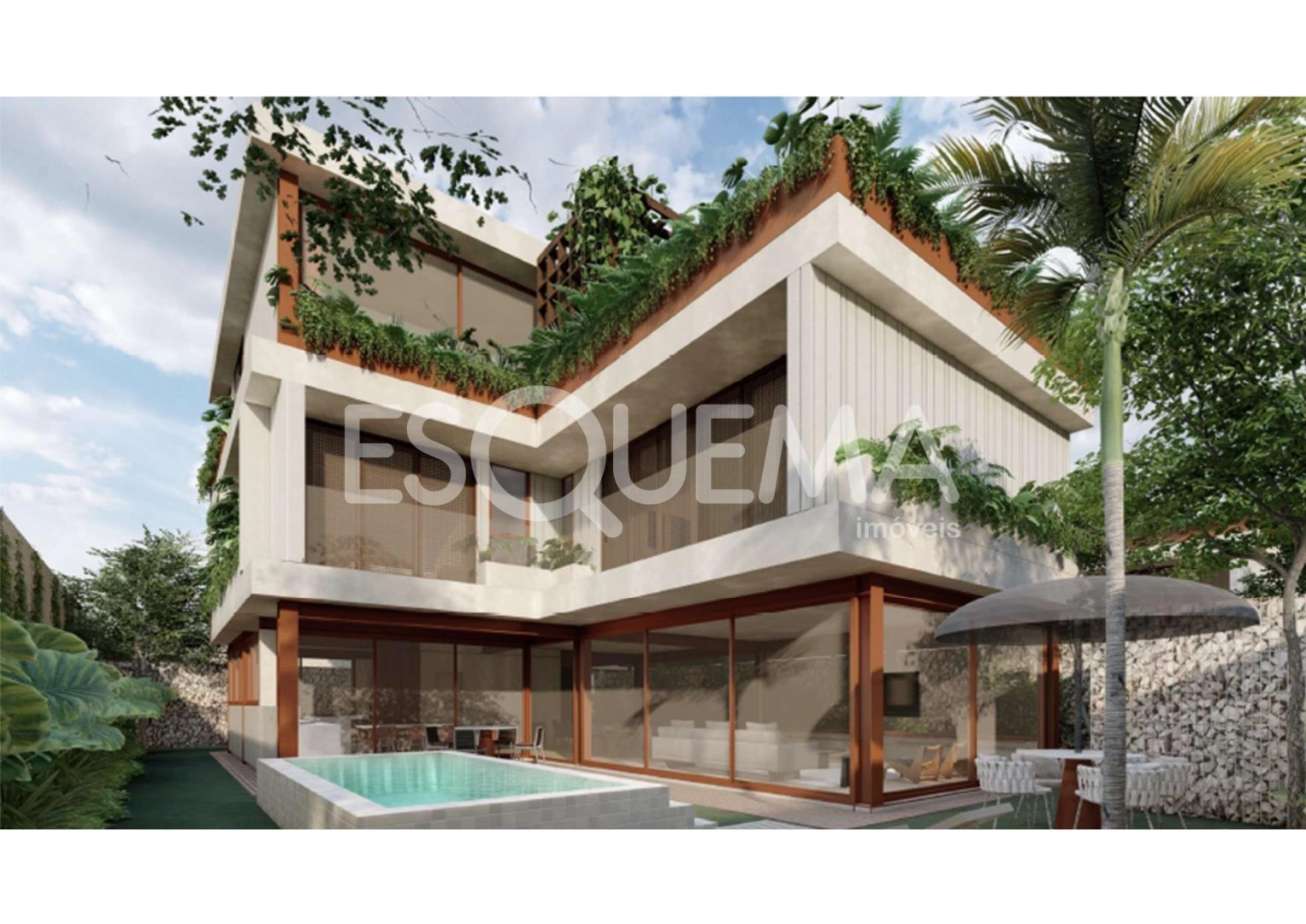 Casa em condomínio novo com projeto de Bianca Pinhão - Imagem 1