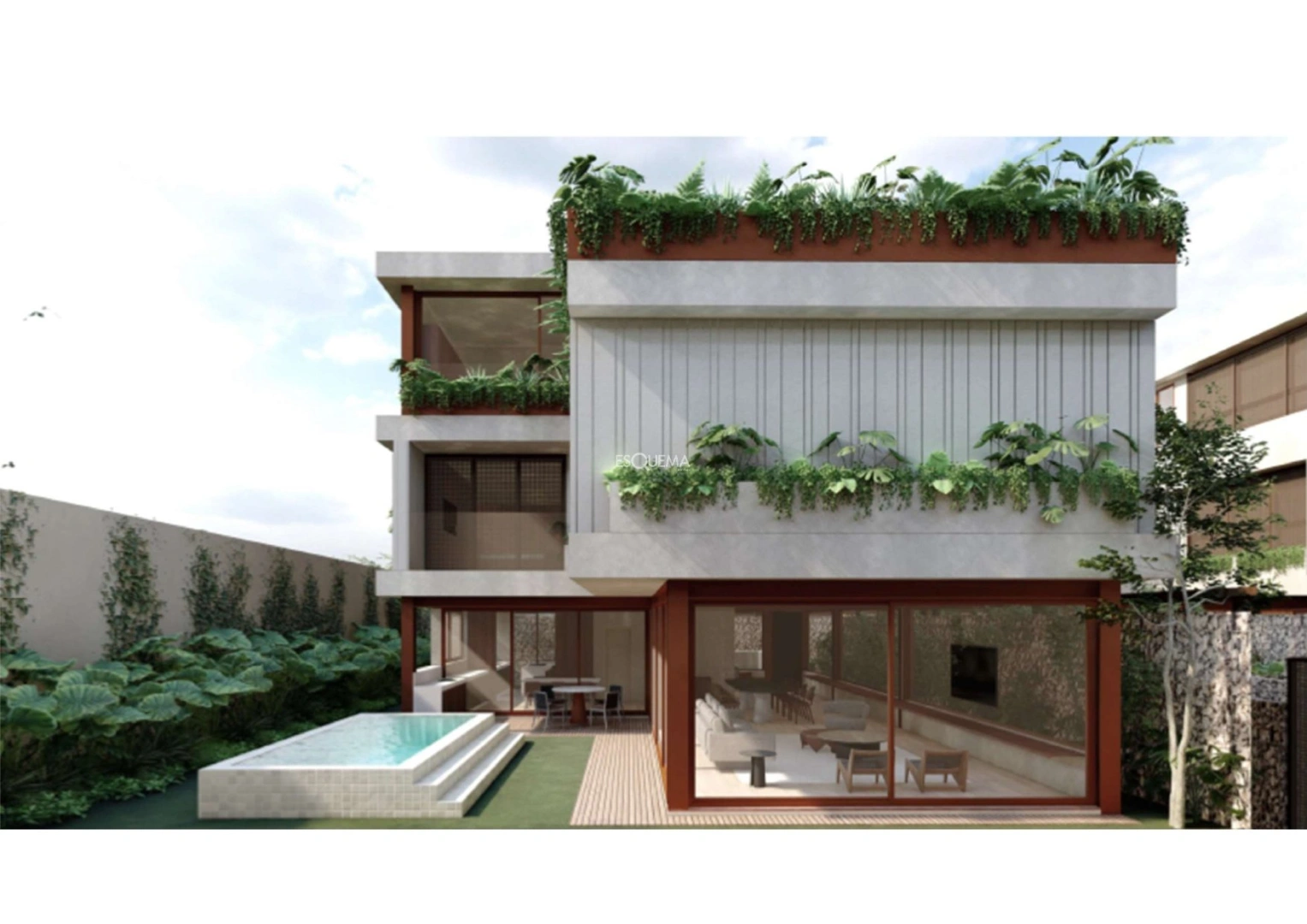 Casa em condomínio novo com projeto de Bianca Pinhão - Imagem 7