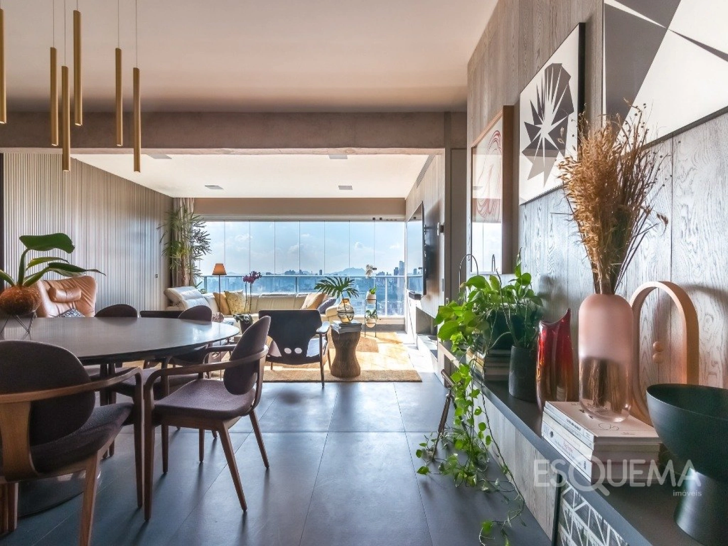 Apartamento mobiliado com design autoral e vista elevada em Pinheiros - Imagem 5