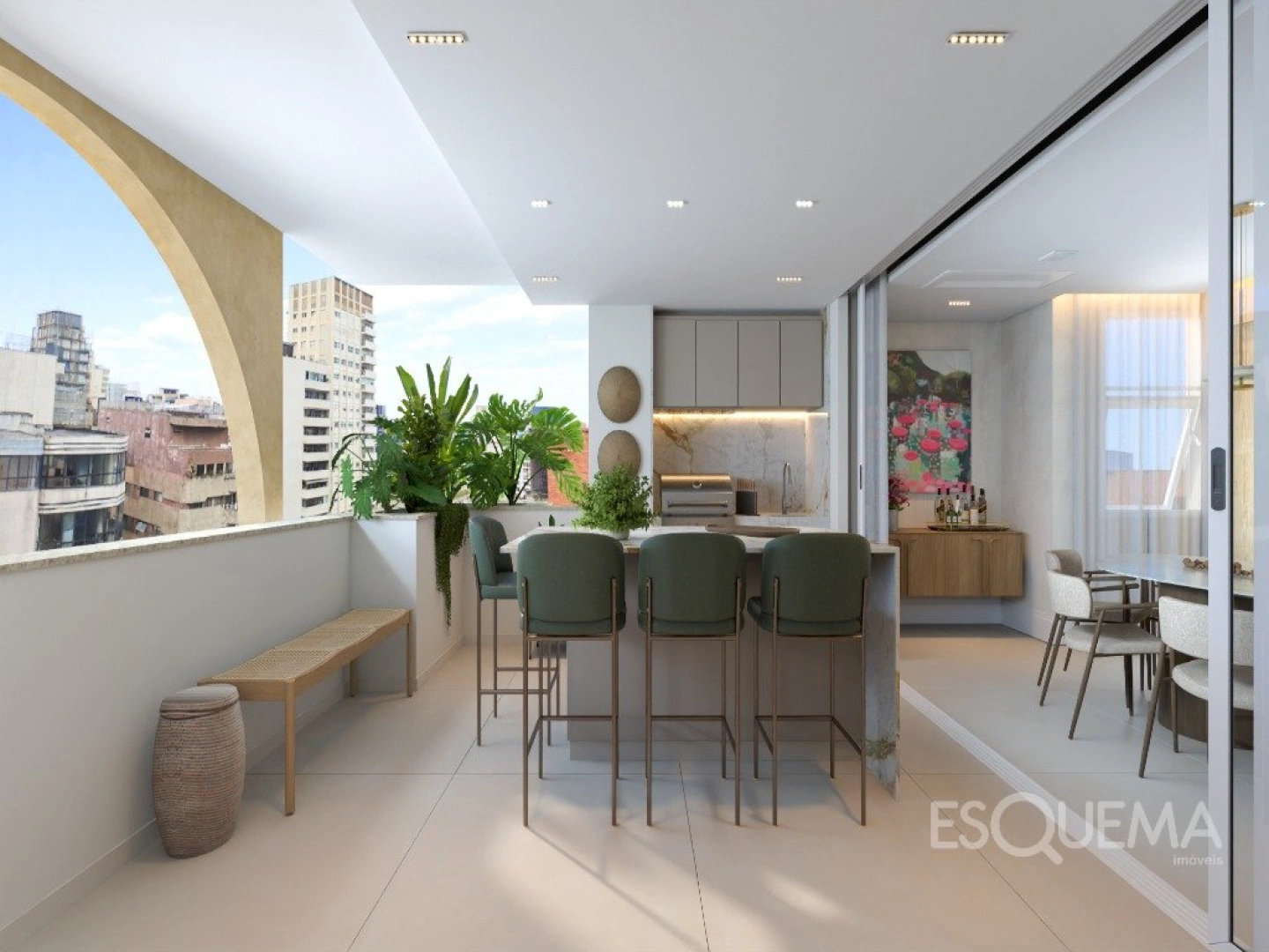 Apartamento totalmente reformado com varanda gourmet no Jardim América - Imagem 1