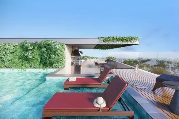 Casa de condomínio em fase de construção