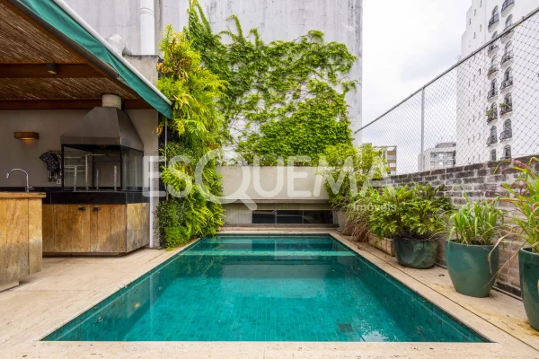 Cobertura com piscina e varanda gourmet