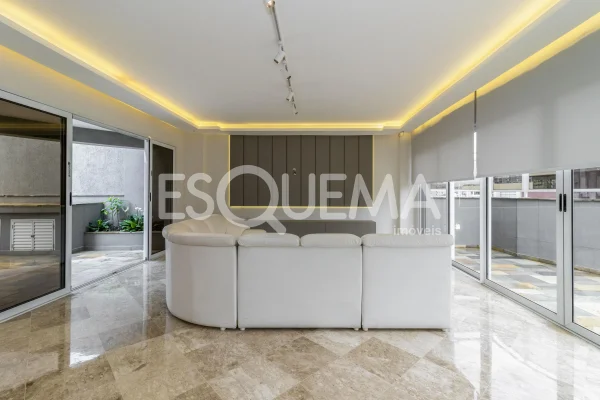 Cobertura ampla com espaço gourmet