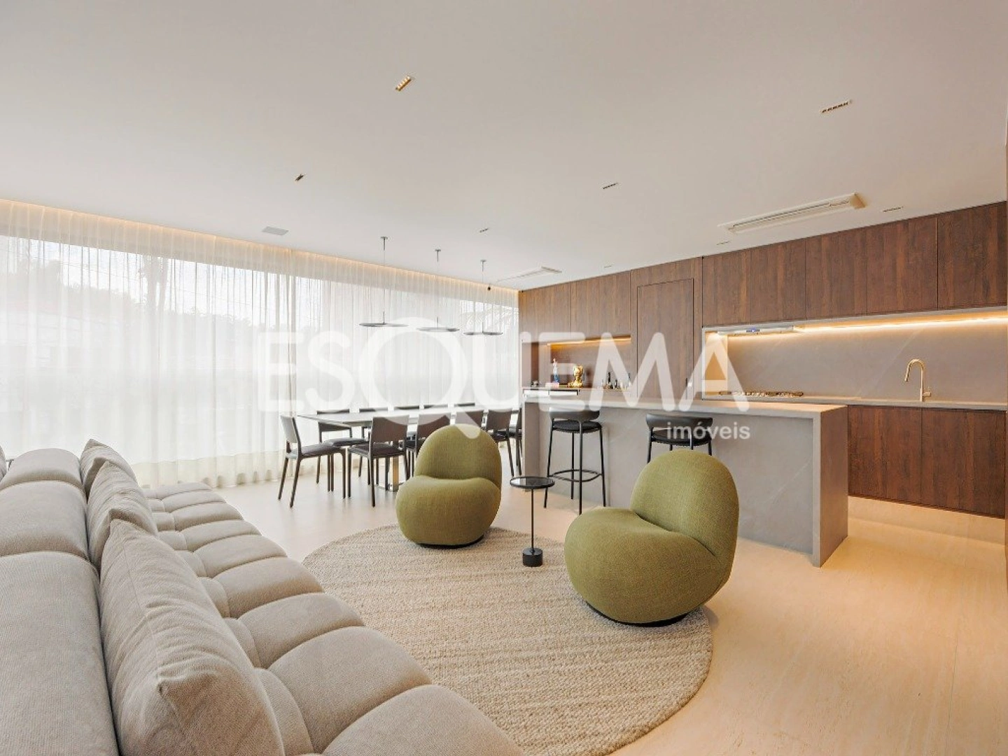 Apartamento garden mobiliado com área externa privativa - Imagem 1