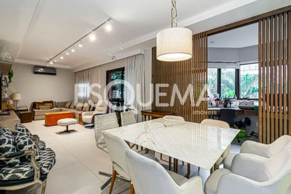 Apartamento reformado em rua cobiçada do Jardim Paulista