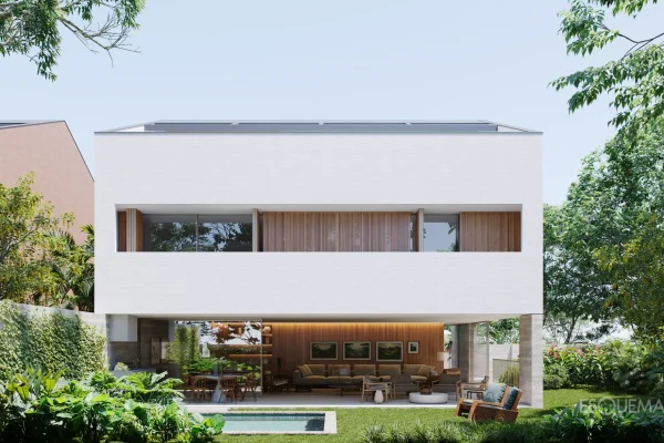 Casa nova em condomínio com piscina e rooftop no Alto da Boa Vista