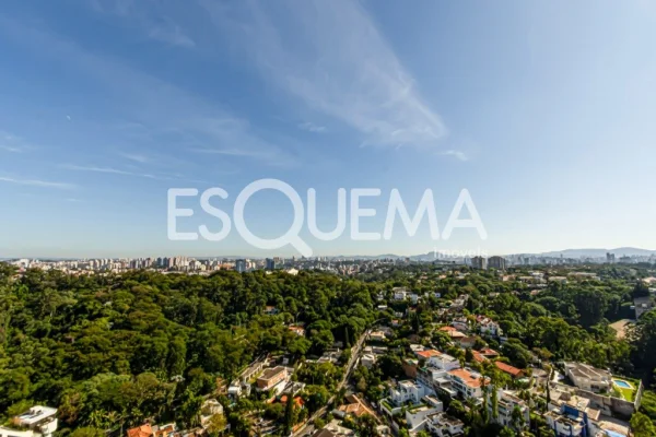 Cobertura com vista total em localização cobiçada no Real Parque