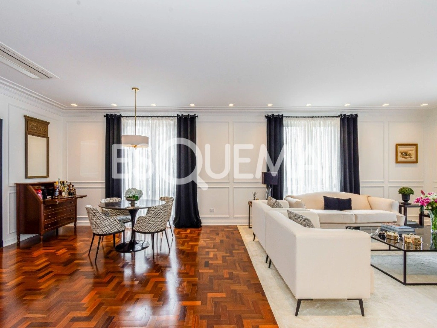 Apartamento reformado em edifício neoclássico no Jardim América - Imagem 2