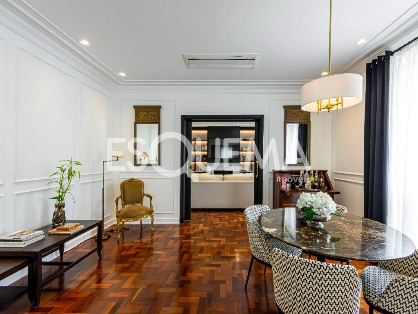 Apartamento reformado em edifício neoclássico no Jardim América - Imagem 9