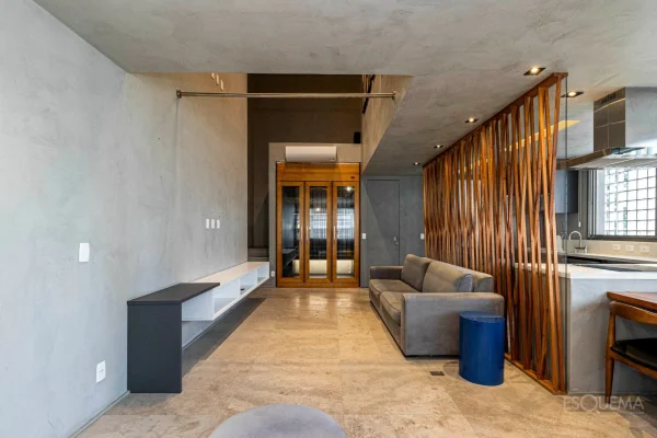 Apartamento duplex mobiliado em rua fechada com segurança