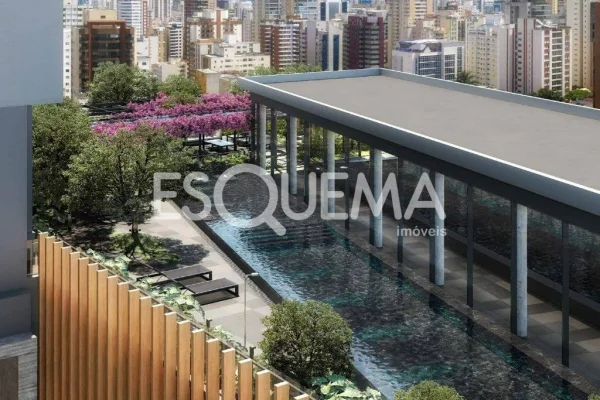 Cobertura com vista para o Jardins