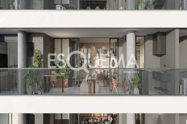 Cobertura com vista para o Jardins