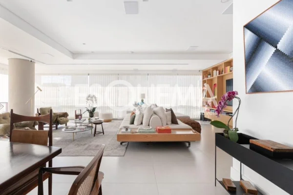 Apartamento novo e semi mobiliado