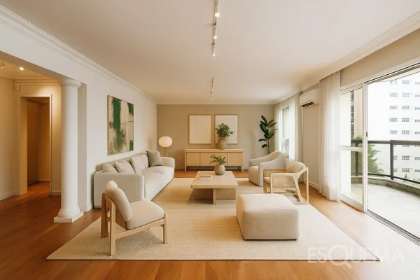 Apartamento em condomínio clube no Jardim Paulistano