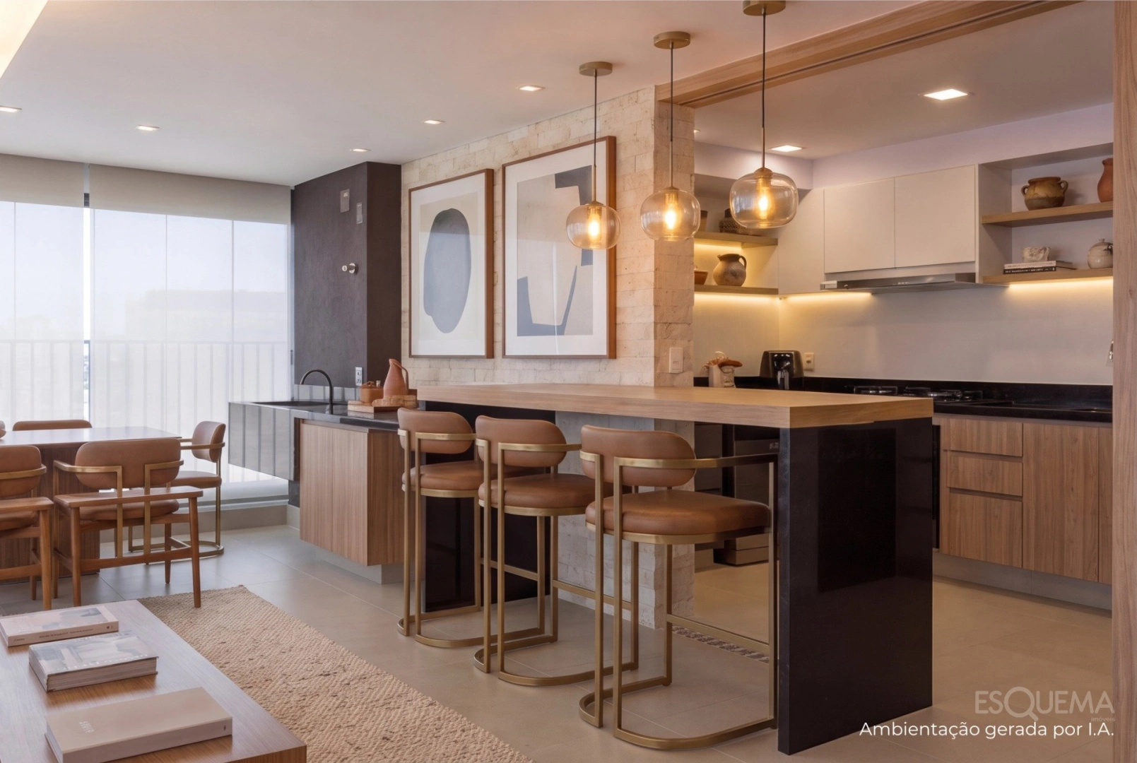 Apartamento novo com vista permanente para os Jardins - Imagem 4