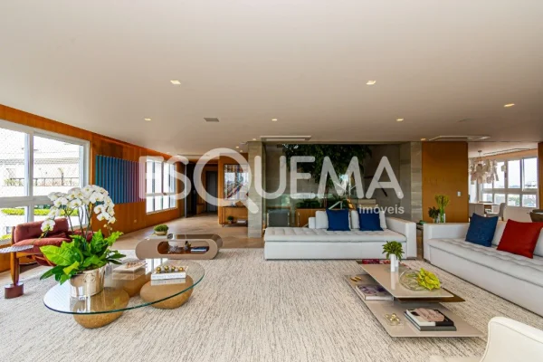 Cobertura com design, conforto e integração em três pavimentos