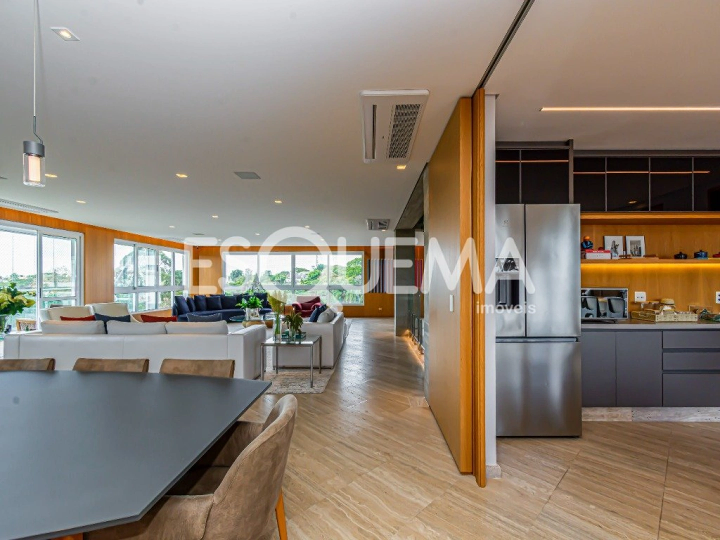 Cobertura com design, conforto e integração em três pavimentos - Imagem 8