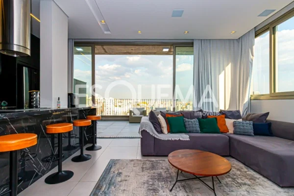 Cobertura duplex com vista panorâmica no Jardim América