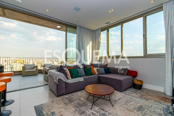 Cobertura duplex com vista panorâmica no Jardim América