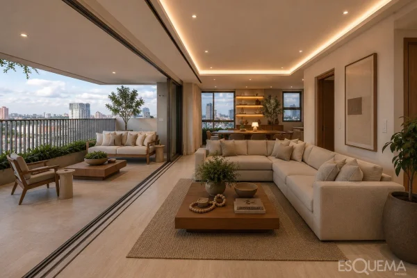 Apartamento em edifício novo no Jardim América