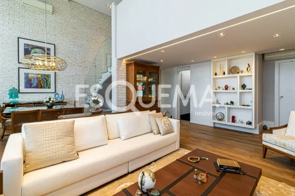 Cobertura duplex com área gourmet e vista privilegiada
