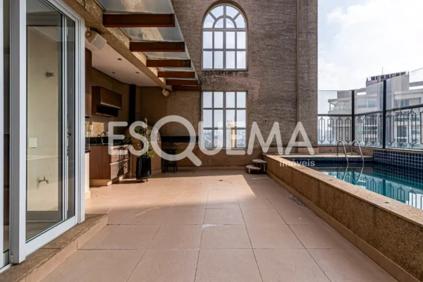 Cobertura triplex com piscina e área gourmet privativa