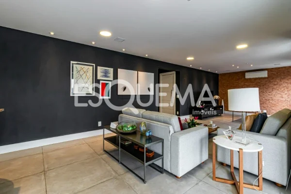 Apartamento com ótima iluminação natural na Vila Olimpia
