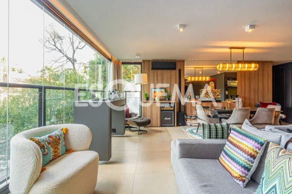 Apartamento garden com atmosfera de casa